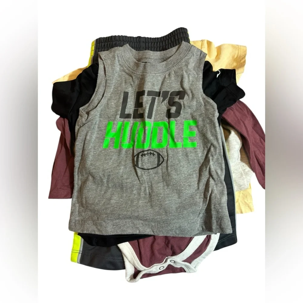 12M clothing lot boys 10 pieces Nike carters H&M Harry Potter